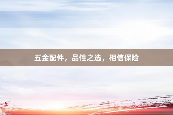五金配件，品性之选，相信保险